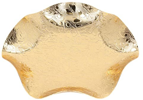 Corbeille à fruits dorée, porte-fruits et légumes, bol de service, plat à fruits, centre de table décoratif, support pour pain, bonbons et autres articles ménagers