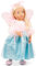 Götz 2366086 Happy Kidz Marie als Fee Puppe - 50 cm große Multigelenk-Stehpuppe mit hellblonden Haaren und blauen Augen - 8-teiliges Set