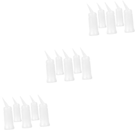 FRCOLOR 15pcs Hair Dyeing Bottle Refillable Spray Bottle Pump for Salon Home Easy Cleaning Leakproof Design
