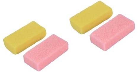 Healeved 4piezas Piedra Pómez Para Pies Herramienta Exfoliadora Natural Para Pedicura Elimina Durezas y Piel Muerta Color Aleatorio Ligera y Portátil