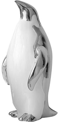 kowaku Pinguinfigur, Heimdekoration, Kunstwerke, Ornament, modernes dekoratives Porzellan für Bücherregal, Zuhause, Wohnzimmer, Schreibtisch, Schrank, Argentinischer Vater
