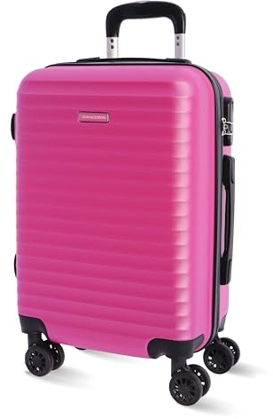 DON ALGODON - Trolley bagaglio a mano 55x40x20 (Espandibile) – 33L - Valigia Bagaglio a mano Ryanair – Valigia Media Rigida – Trolley Cabina Piccolo - Iris