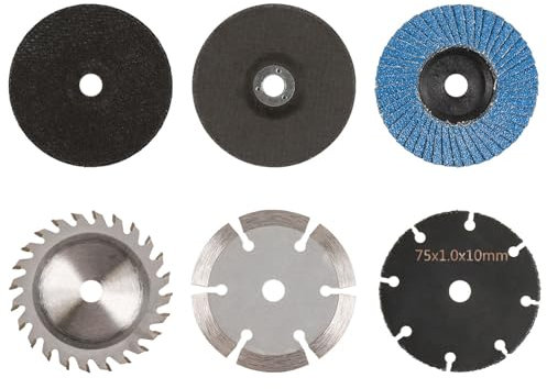 6 Stücke 75mm 3 Trennscheibe Winkelschleifer Metall Kreissägen Sägescheibe Schleifscheibe Pneumatische Trennscheibe Elektrowerkzeug Teil