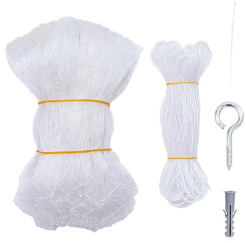 vidaXL Katzennetz Transparent 8x3 m Nylon