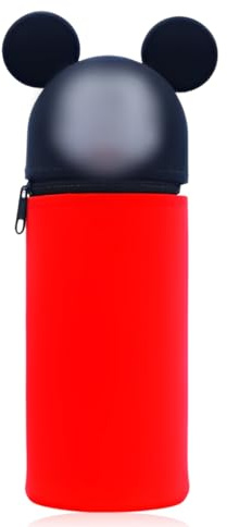 DEZP Kawaii Pencil Case 2 In 1 Soft Silicone Federmäppchen, Multifunktions Theme Pen Holder Zipper Colored Pencils Marker,Stifte Mäppchen Für Legami Pens(MiCckEEY,C)