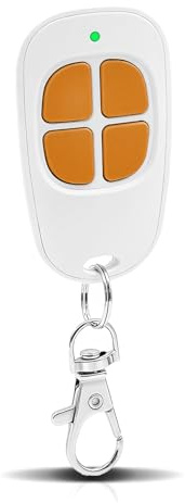 1 telecomando SCS Sentinel a 4 canali 433,92 MHz per cancello e garage, telecomando Sentinel compatibile con AAM0085, sicuro, durevole e facile da programmare, arancione