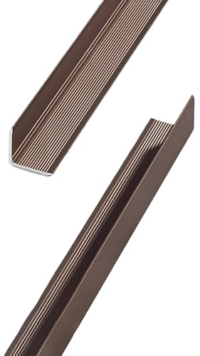 Coayuou Baguette Angle Exterieur Aluminium Profile 100cm* 3pièces Protection Arrete Mur Angle De Protection Solide pour Murs, Plinthes Et Meubles, Résistant Et Élégant(Style 9,30 * 30mm)