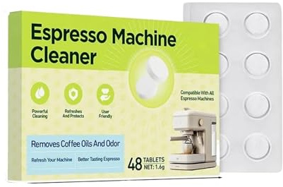 Kaffemaskin rengöringstabletter Kaffebryggare Kanna Avkalkning Rengöringsflikar Effektiva avkalkningstabletter for alla kaffemaskiner