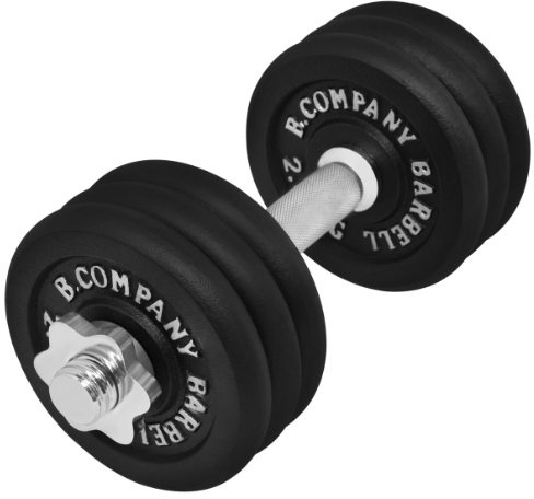 Guss Kurzhantel-Set 17,5Kg (1 x Kurzhantelstange 35cm und 6x2,5Kg Hantelscheiben) Hantelset Hanteln Gewichte