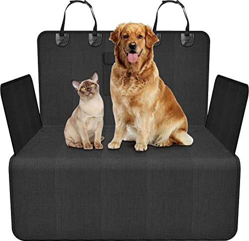 Vinsani Car Boot Protector Liner for Dogs & Cats, Non-Slip, Waterproof | Car Seat Cover with Side Protector, Easy to Clean, 600D Oxford Machine Washable, Boot Liner Blanket for Car, Truck & SUV
