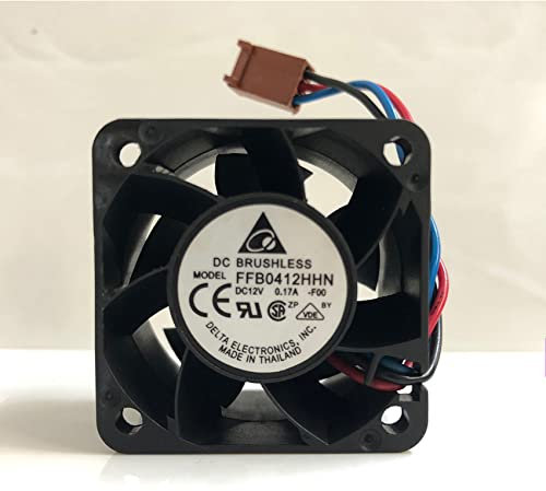 Original 4028 FFB0412HHN DC12V 0.17A 3-wire 1U server cooling fan