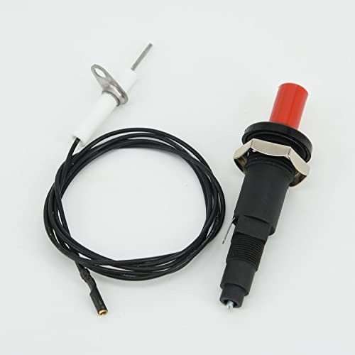 LIZONGFQ Strumento Accenditore piezoelettrico Accenditore a Scintilla Set di accensione per Forno 1 out 2 Accenditori a Pulsante piezoelettrici con accensione a Scintilla .Attrezzo