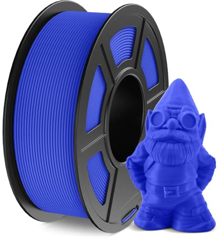JAYO Matte PLA Filament 1.75mm, 3D Drucker Filament PLA Matte 1.1KG, Neatly Wound Filament, Maßgenauigkeit +/- 0.03 mm, 1.1 KG Spule(2.42 LBS), 363 Meters, PLA Matte Blau