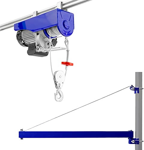 Pallit Seilwinde elektrisch mit Schwenkarm bis 1000 kg / 1t Tragkraft extralanges 5 m Kabel inkl. Kabelfernbedienung