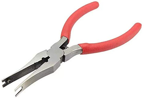 Mini Pliers Set,Universal Ball Link Plier Repair Tool Kit Tool 6inch for Model Toys Red Handle Pincers Tool Pliers