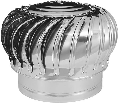 Comignolo Ventilatore da Tetto Elettrico Ventilatore da Tetto in Acciaio Inossidabile Tetto Anti-Corrente d'Aria del Tetto di Fabbrica Adatto alla Maggior Parte dei Protettori Stan
