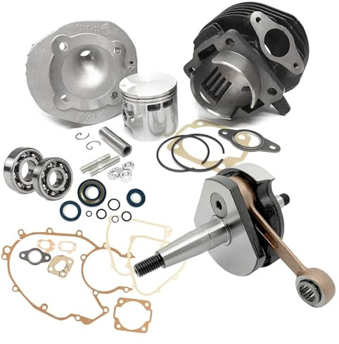 KIT MODIFICA 102 50 SPECIAL PK S XL R L N APE 50 GRUPPO TERMICO CILINDRO DR + ALBERO MOTORE ANTICIPATO + CUSCINETTI PARAOLI E GUARNIZIONI