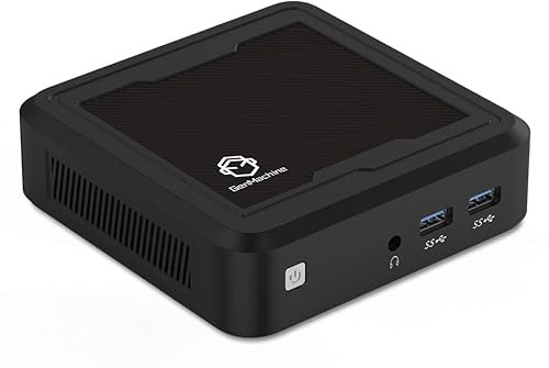 GenMachine Mini PC AMD Ryzen 3 2200U Mini Computers Up to 3.4GHz 2c/4t, 8GB DDR4, 256GB SSD & M.2 NVME, Gaming PC with Wifi5/BT4.2, Gaming/Office/Design