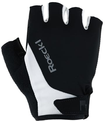 Roeckl Sports - Guanti da ciclismo Basel 2, unisex, colore: Nero/Bianco 8