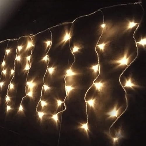 Blendend LED-Lichterkette mit 3 AA-Batterien, warmweiß, 5 m x 0,4 m, ideal für festliche Dekorationen und gemütliche Umgebungen.