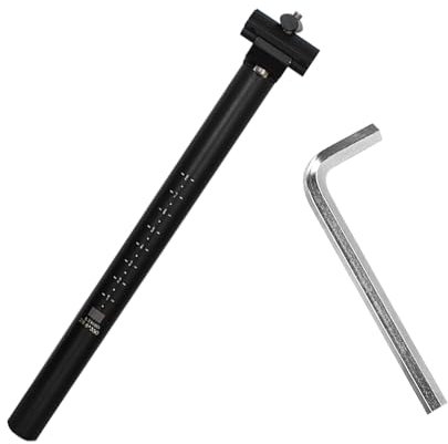 Tulov Cykelsadelstolpe, 25,4 mm cykelsadelrör, aluminiumlegering sadelstång 450 mm för BMX, mountainbikes, racercykel, downhill bike