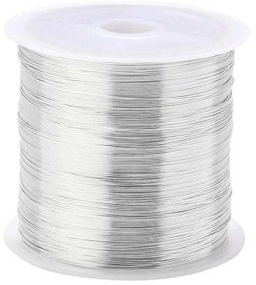 XDMING 15–100 Meter/Rolle vergoldeter Kupferdraht, Perlenfaden, DIY-Schmuckherstellung, Metalldraht für handgefertigte Armbänder, Schmuckhandwerk
