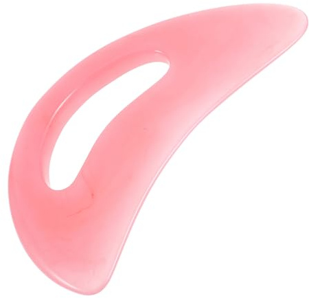 DEARMAMY Gua-sha-brett Aus Edelstahl Massageplatte Für Gesicht Und Nacken Schönheitswerkzeug Zur Hautpflege Gua-sha-therapieplatte Für Hause Und Unterwegs