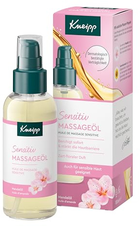 Kneipp Massageöl Sensitiv - Mit Mandelöl - Auch für sensible Haut - 100ml