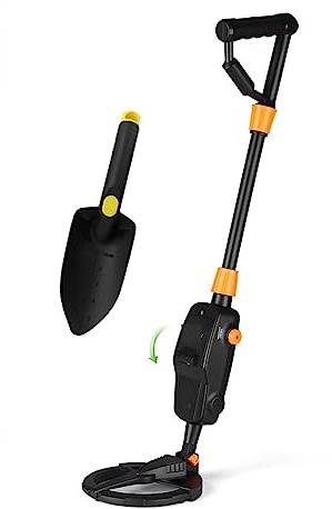 Metal Detector, MD1008A Metal Detector Gold Pinpointer professionale Gold Digger Treasure Hunter Tracker Seeker con bobina di ricerca impermeabile(Generation 3)