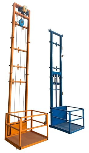 Piattaforma Elevatrice, Sollevatore Compatto Con Capacità Di 440 Libbre, Adatto Per Garage, Officine E Operazioni Di Carico/scarico.(Blue,6.5FT Lifting Height)