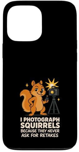 Squirrel Photography Hobby Gift Squirrel Spotting Camera Case for iPhone 13 Pro Max