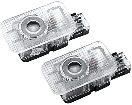 Car Door LED Logo Projector Puddle Lights for Volvo XC90 XC60 XC40 S90 S60 V90 V60, 4K-HD Ghost Shadow Welcome Lights, 2Pcs (Classic)