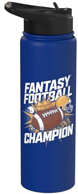 Champ Fantasy Football Champion Gewinner Stainless Steel Insulated Water Bottle