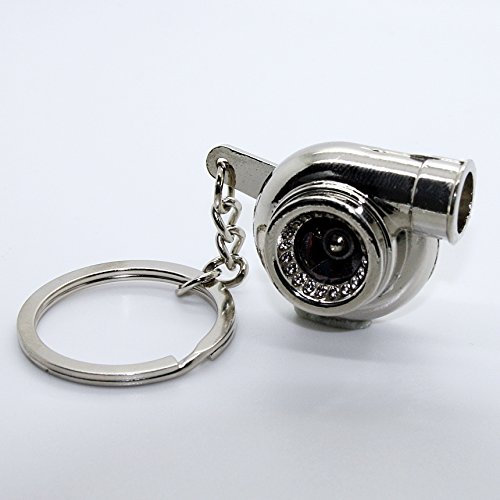 LED-Mafia Schlüsselanhänger - Turbo Chrom - Turbolader Metall Auto Boost Anhänger Schlüssel