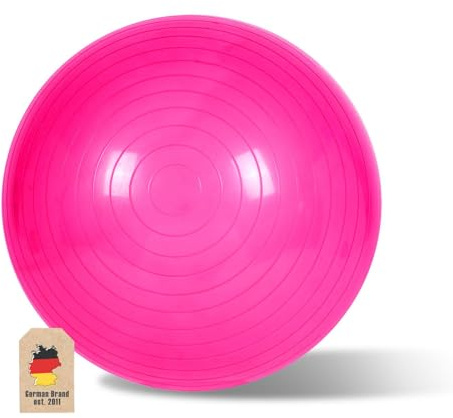 Empire Athletics – Sitz- und Gymnastik-Ball aus elastischem Gummi-Material– Sitzball Fitnessball