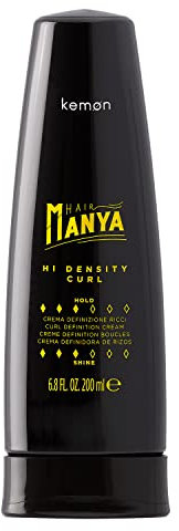 Kemon Hair Manya Hi Density Curl lockar definierande hårkräm för mer volym antifrizzpasta i salongskvalitet, fruktig, 200 ml