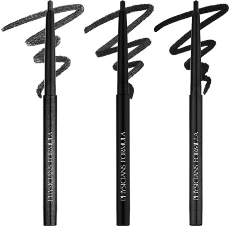 Physicians Formula Eyeliner - Eye Booster Gel Eyeliner Trio / individuell augenbetontes Eyeliner-Trio, Black, 3er Pack, 3g