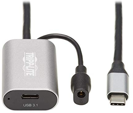 Eaton Tripp Lite USB 3.2 Gen 1 Aktives Verlängerungskabel - USB-C zu USB-C (M/F), 5 Gbps, Nur Daten, 5 m (16.4 ft.) (U330-05M-C2C)