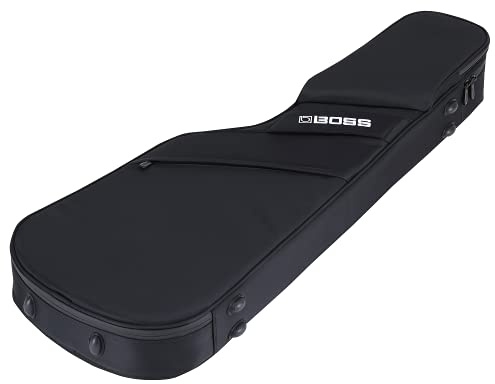 BOSS CB-EG20 Étui de Transport Semi Rigide et léger pour Guitare, Protection Premium – Épais Rembourrage Interne – Bretelles de Type Sac à Dos pour Un Transport aisé