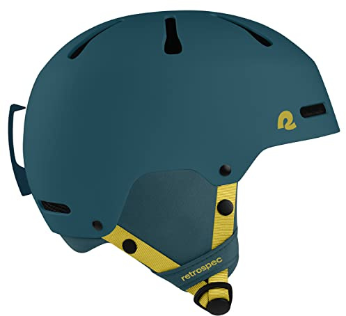 Retrospec Comstock Youth Ski & Snowboard Helmet for Kids - Durable ABS Shell, Protective EPS Foam & Cooling Vents - Adjustable Fit for Boys & Girls - Matte Superior Blue, 48-51cm X-Small
