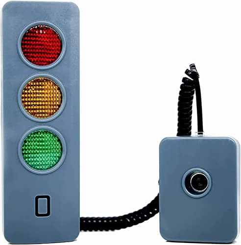 LMEIL LED-Parkhilfe, Parkplatzsensorhilfsmittel, Verkehrsampel mit DREI Ampeln, höhenverstellbar, Kollisionsmelder, blinkendes Signal in der Garage