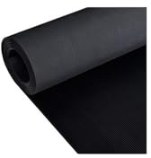 JARDIN202 - Estera Antideslizante Cordoncillo Fino 3mm - Suelo Caucho Goma | 2x1.2 metros -