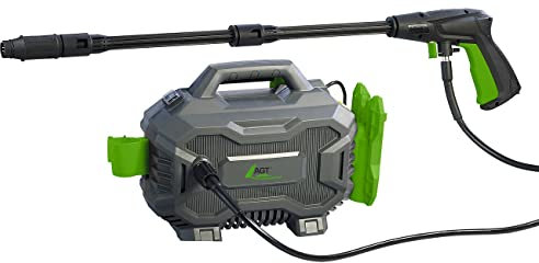 AGT Professional Druckreiniger: Hochdruckreiniger mit Multi-Lanze, 110 bar, 1.600 Watt, IPX5 (230V Hochdruckreiniger, Elektrische, Hochdruck Reinigung)