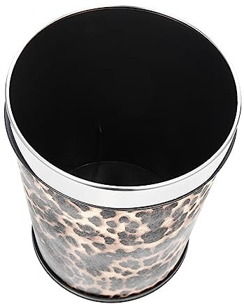 Parliky Cubo De Basura Para Baño Vintage Sin Tapa 8l Acero Inoxidable Diseño Retro Multifunción Hogar
