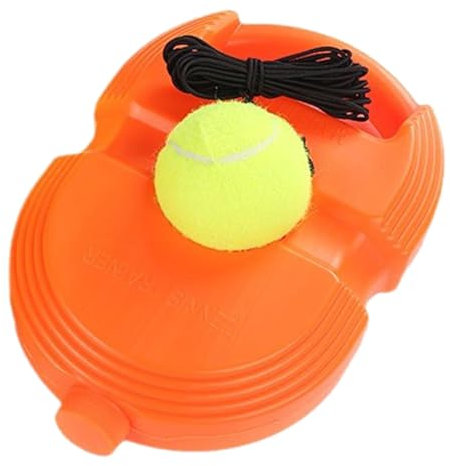 Qaonsciug Solos Tennistrainer Rebounder Tragbare Tennisausrüstung Zum Selbsttraining Inklusive Saitenball Tennistrainer Rebounds