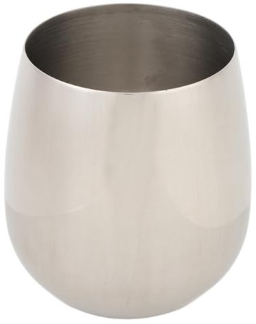 Oreilet Bicchiere da vino senza stelo in acciaio inossidabile SUS304, bicchiere da vino in metallo infrangibile, calici da vino, bicchieri da vino, collezione di articoli bar per esterni