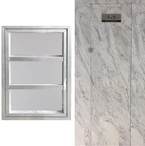 Revisionsklappe Trockenbau Eingelassene Zugangstür Für Fliesen, Aluminium-Zugangspaneel Mit Druckverriegelung, Verdeckte Zugangstür Mit Druckverriegelung, Wand-Decken-Zugangsklappe(22x35in(550x900mm))
