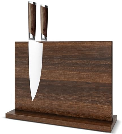 THMINS Magnetic Knife Holder, Double-Sided Magnetic Knife Block | Universal Multi-function Display Rack for Kitchen Counter