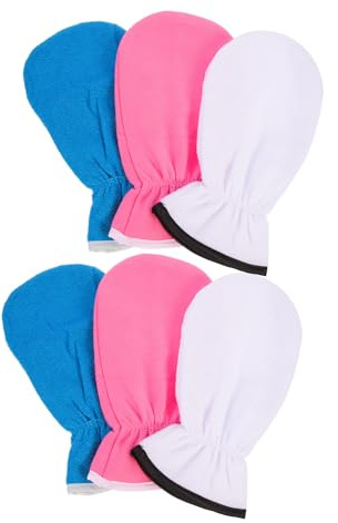 Paraffinhandschuhe 3 Paar aus Polyester und Lint für Handpflege | Wachsbadehandschuhe, Feuchtigkeitsspendende Handschuhe für Hände, Geeignet für Paraffinbehandlung
