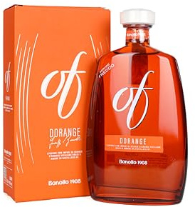 Bonollo OF D’Orange 70cl – Liquore di Grappa e Arance – Distillato Artigianale Italiano con Infusione Naturale di Agrumi – Gusto Morbido, Intenso e Fruttato – Made in Italy Premium